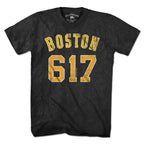 Boston 617 Hockey T-Shirt - Chowdaheadz