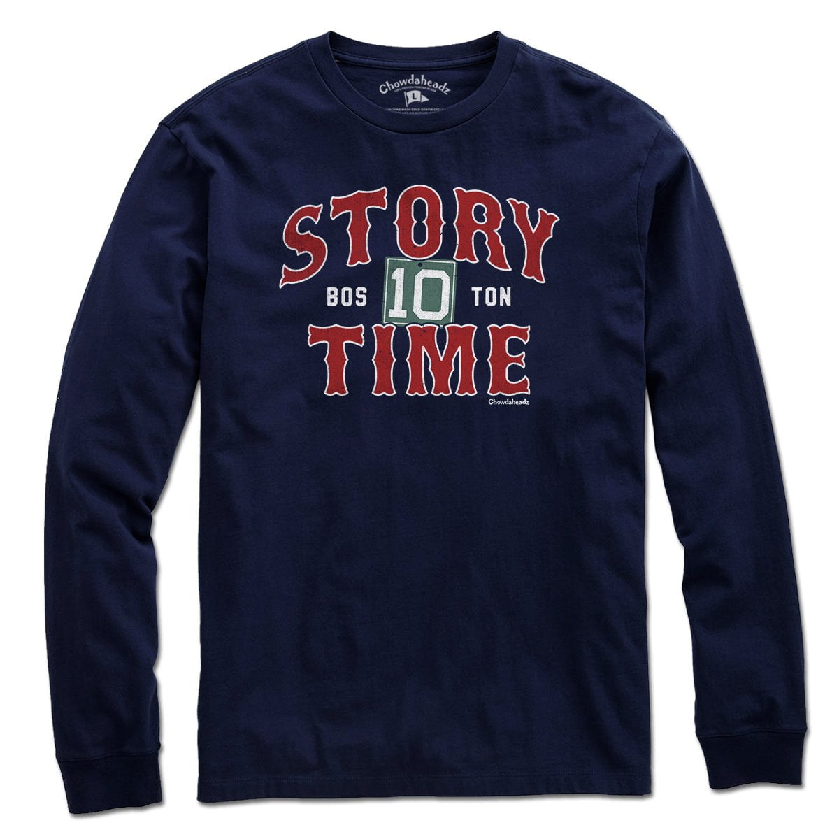 Story Time Boston Baseball T-Shirt - Chowdaheadz