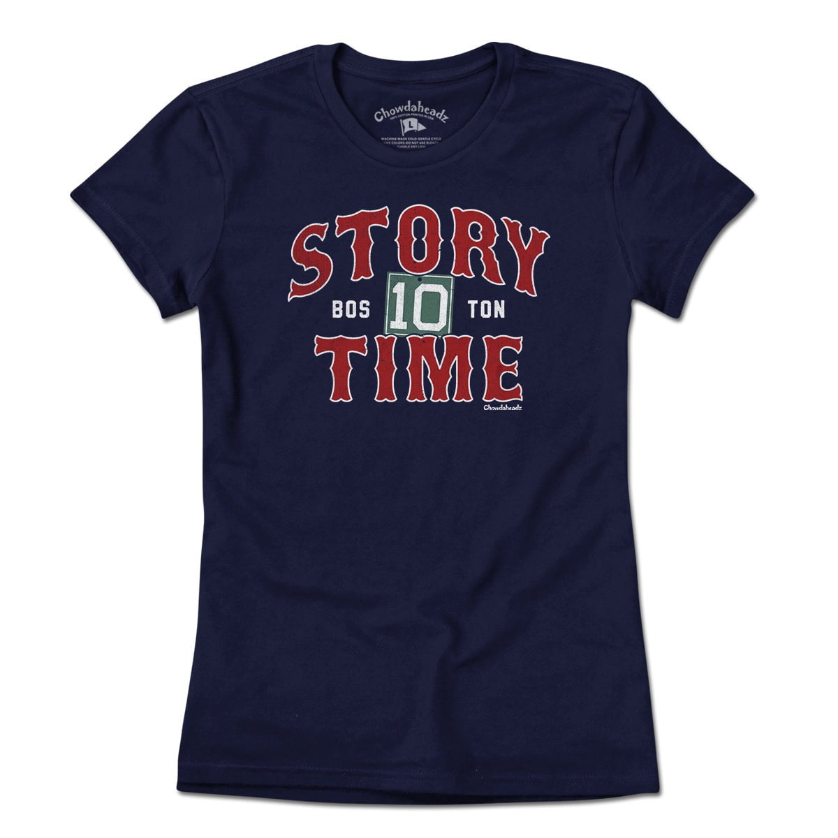 Story Time Boston Baseball T-Shirt - Chowdaheadz