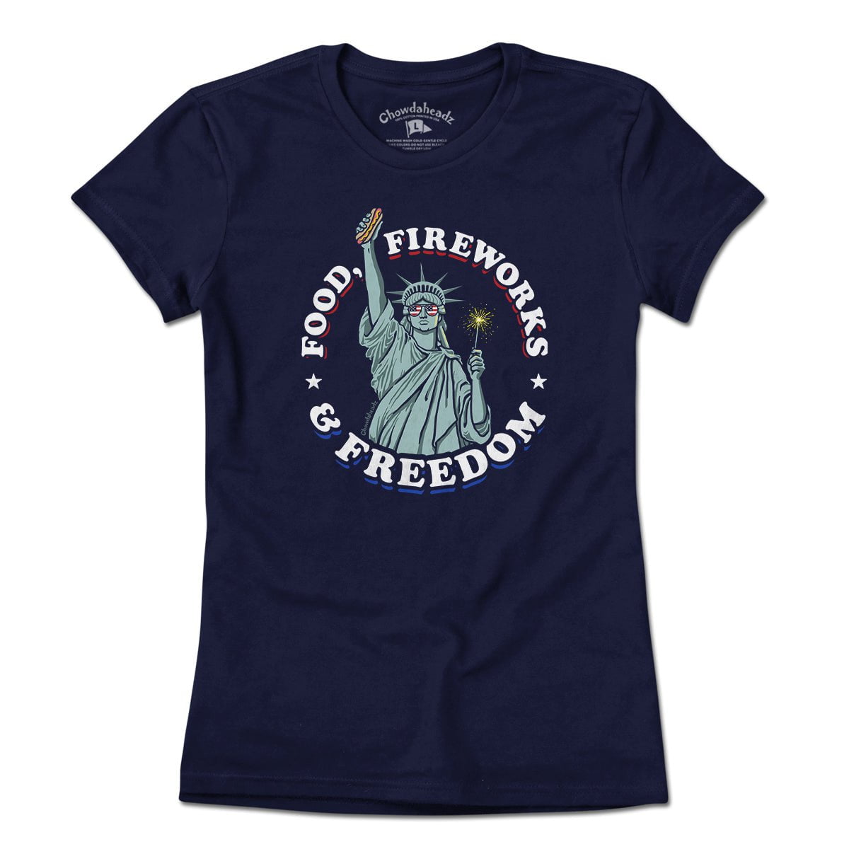 Food Fireworks & Freedom T-Shirt - Chowdaheadz