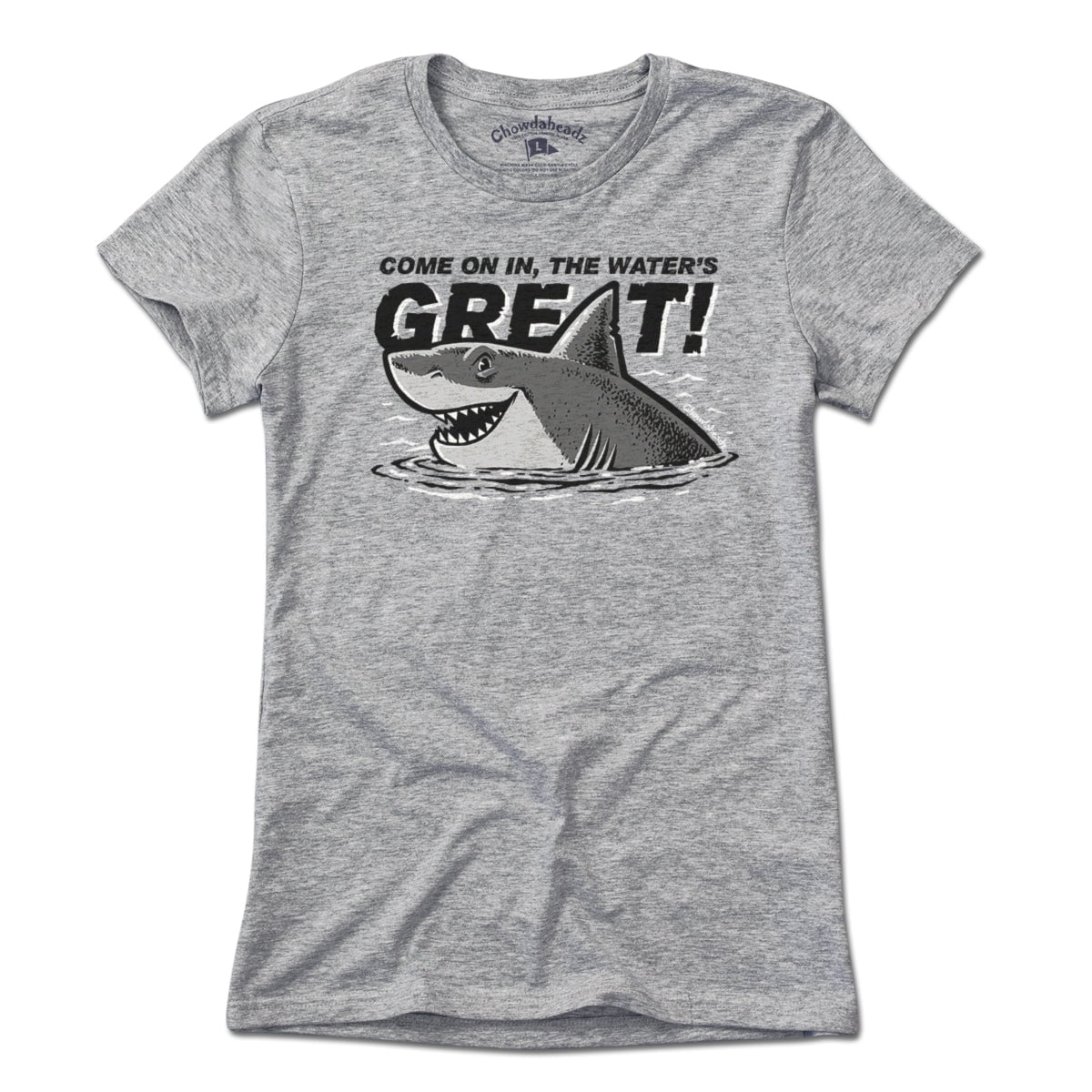 The Water's Great Shark T-Shirt - Chowdaheadz