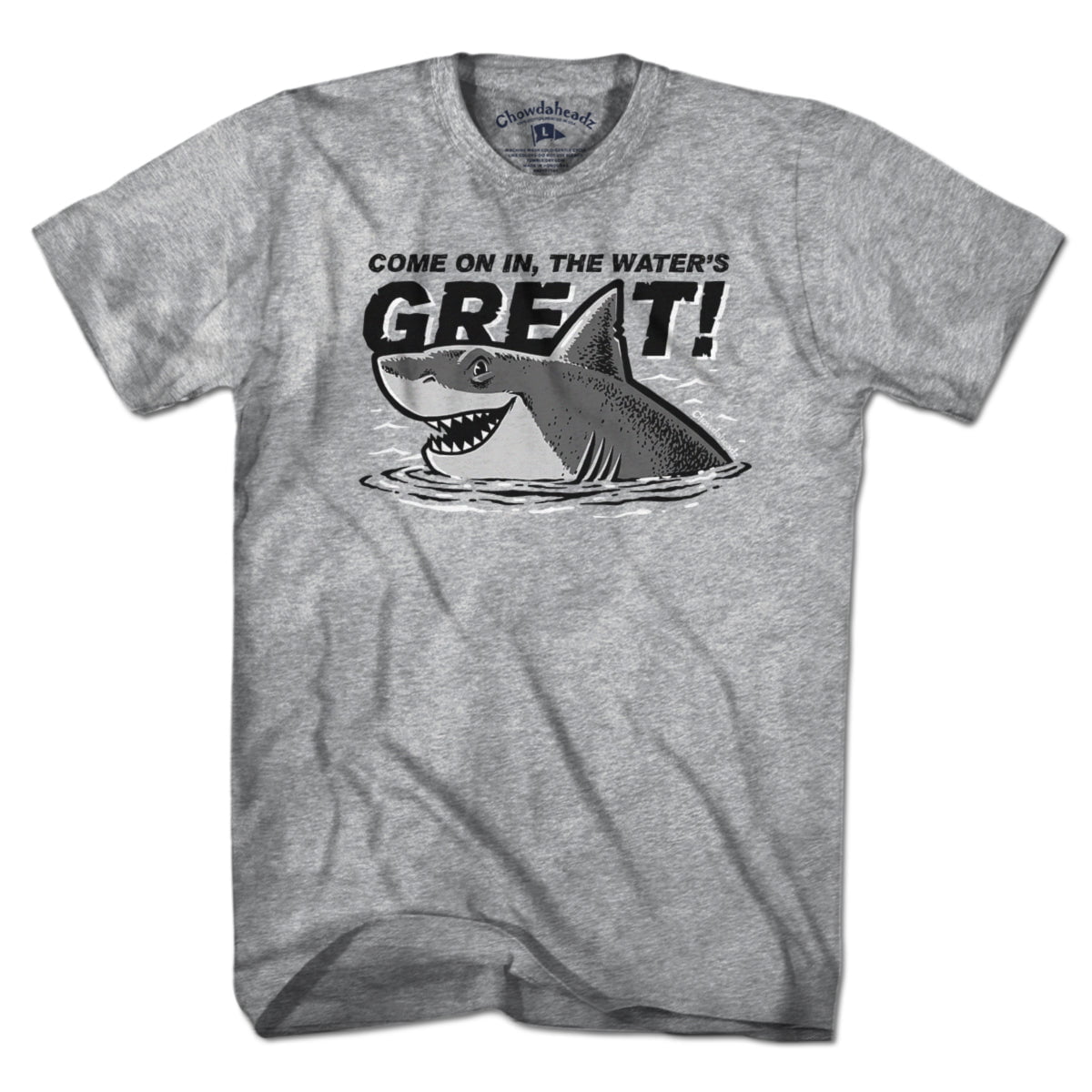 The Water's Great Shark T-Shirt - Chowdaheadz