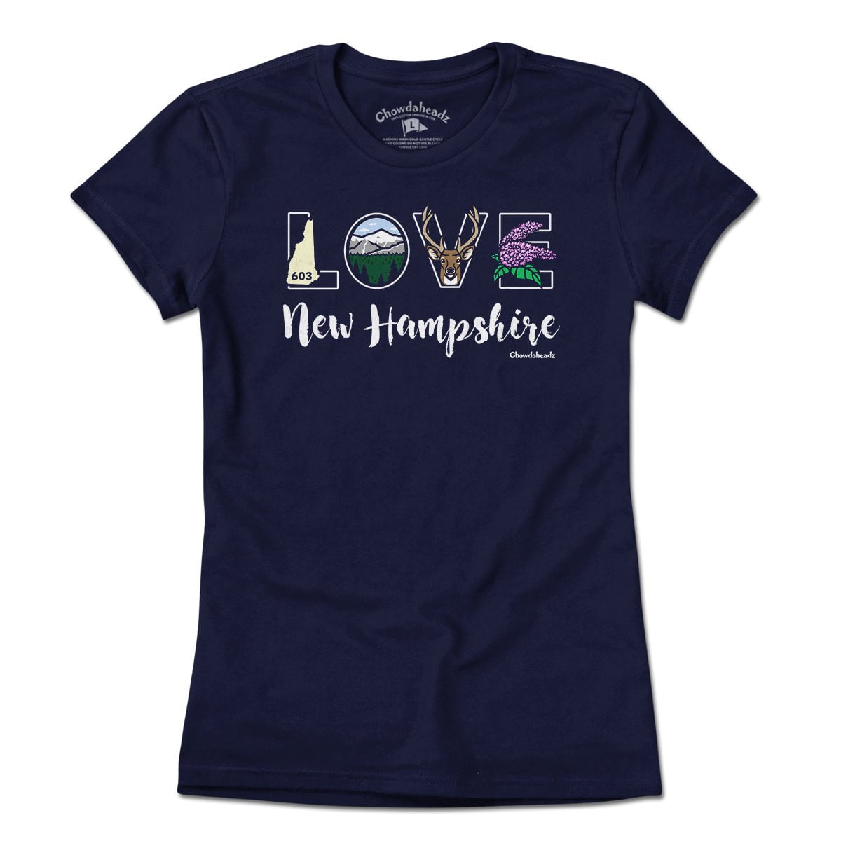 Lifestyle Love New Hampshire T-Shirt - Chowdaheadz