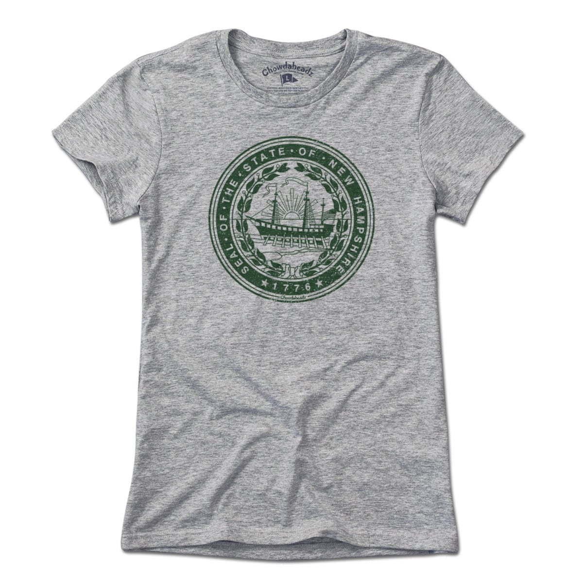 New Hampshire State Seal T-Shirt - Chowdaheadz