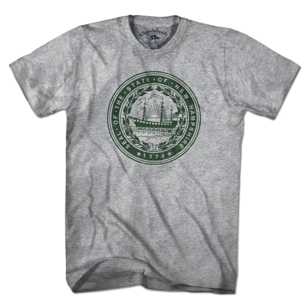 New Hampshire State Seal T-Shirt - Chowdaheadz