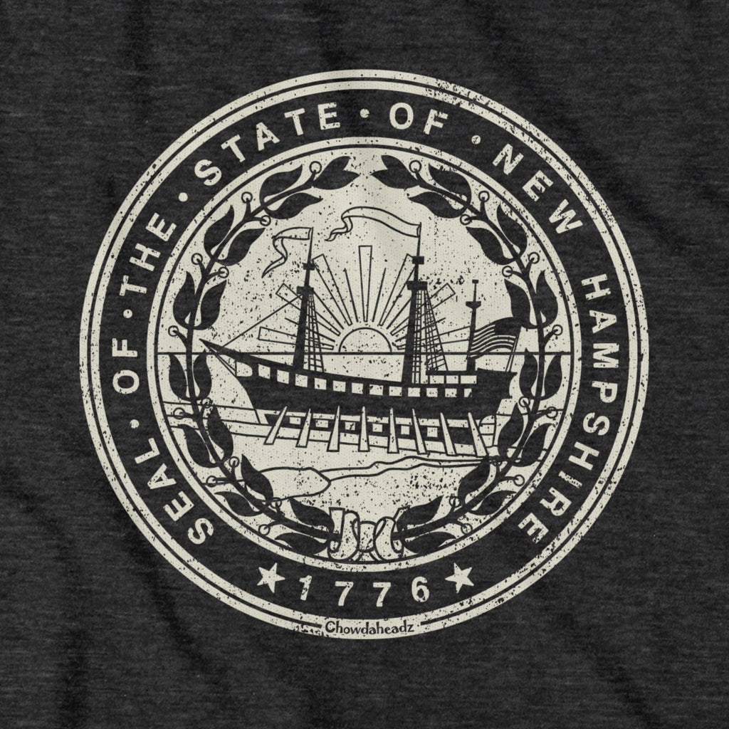New Hampshire State Seal Hoodie - Chowdaheadz