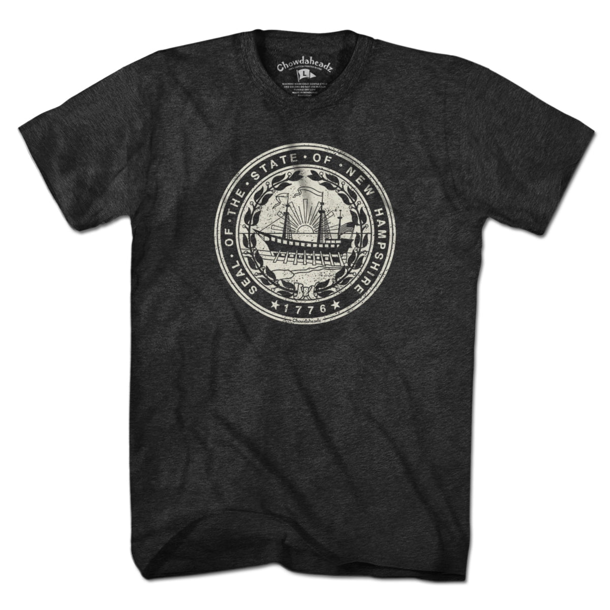 New Hampshire State Seal T-Shirt - Chowdaheadz