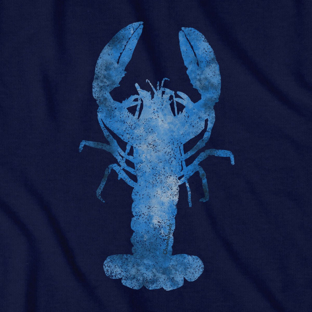 Blue Lobster Watercolor T-Shirt - Chowdaheadz