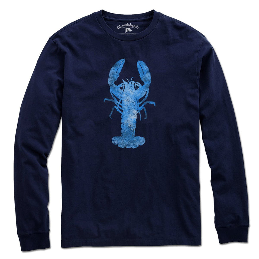 Blue Lobster Watercolor T-Shirt - Chowdaheadz
