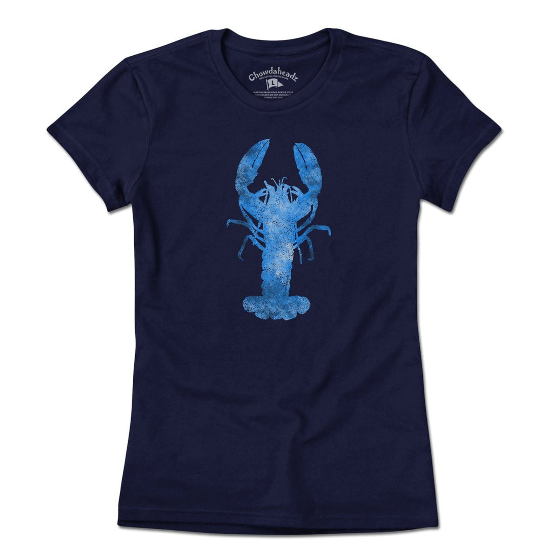 Blue Lobster Watercolor T-Shirt - Chowdaheadz