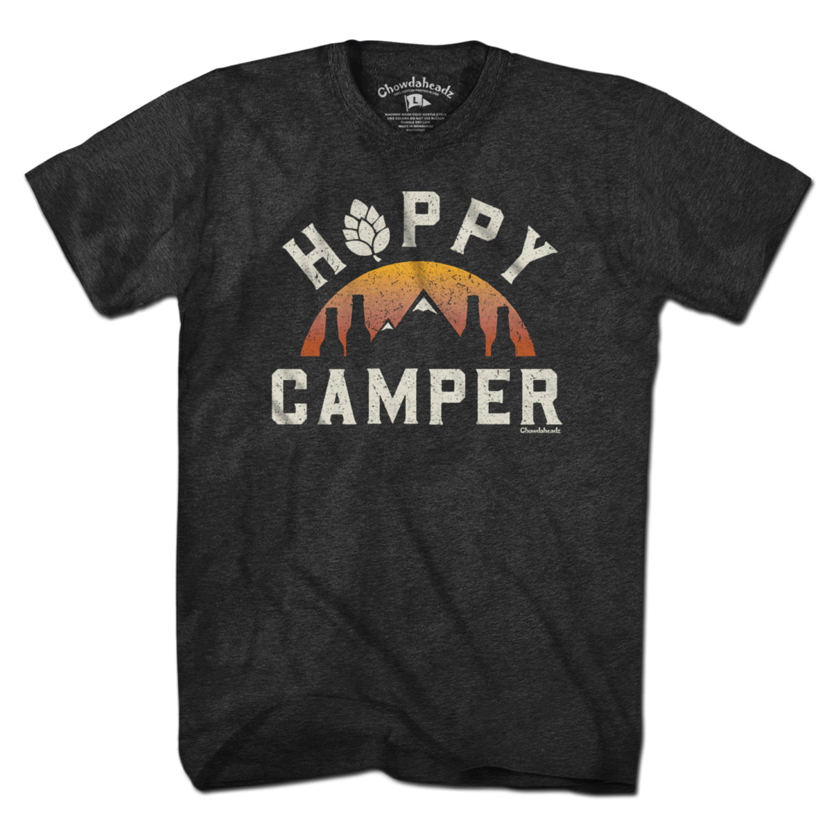 Happy Camper Sunset T-Shirt - Chowdaheadz