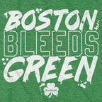Boston Bleeds Green T-Shirt - Chowdaheadz