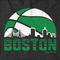 Boston Basketball Skyline Hoodie - Chowdaheadz