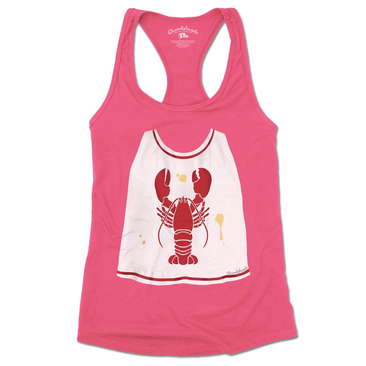Lobster Bib Women's Tank Top - Chowdaheadz