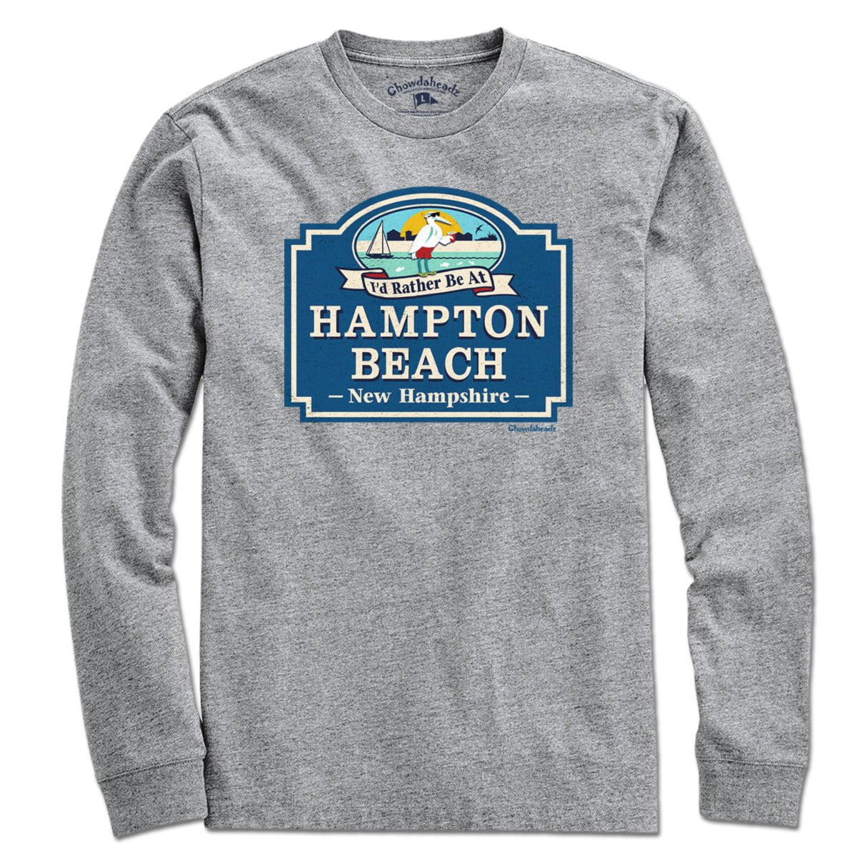 I'd Rather Be At Hampton Beach T-Shirt - Chowdaheadz