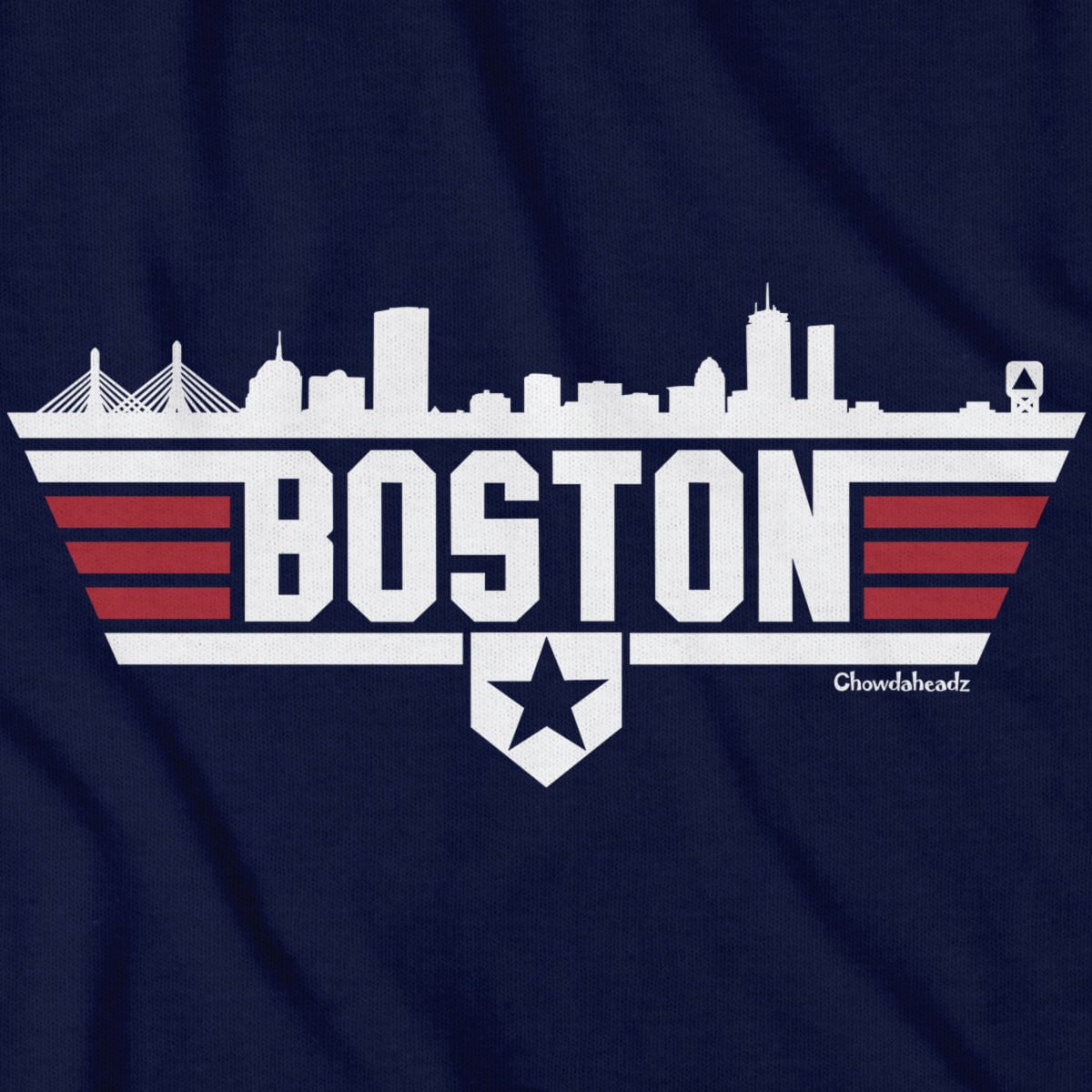 Boston Top Town Homeplate T-Shirt - Chowdaheadz