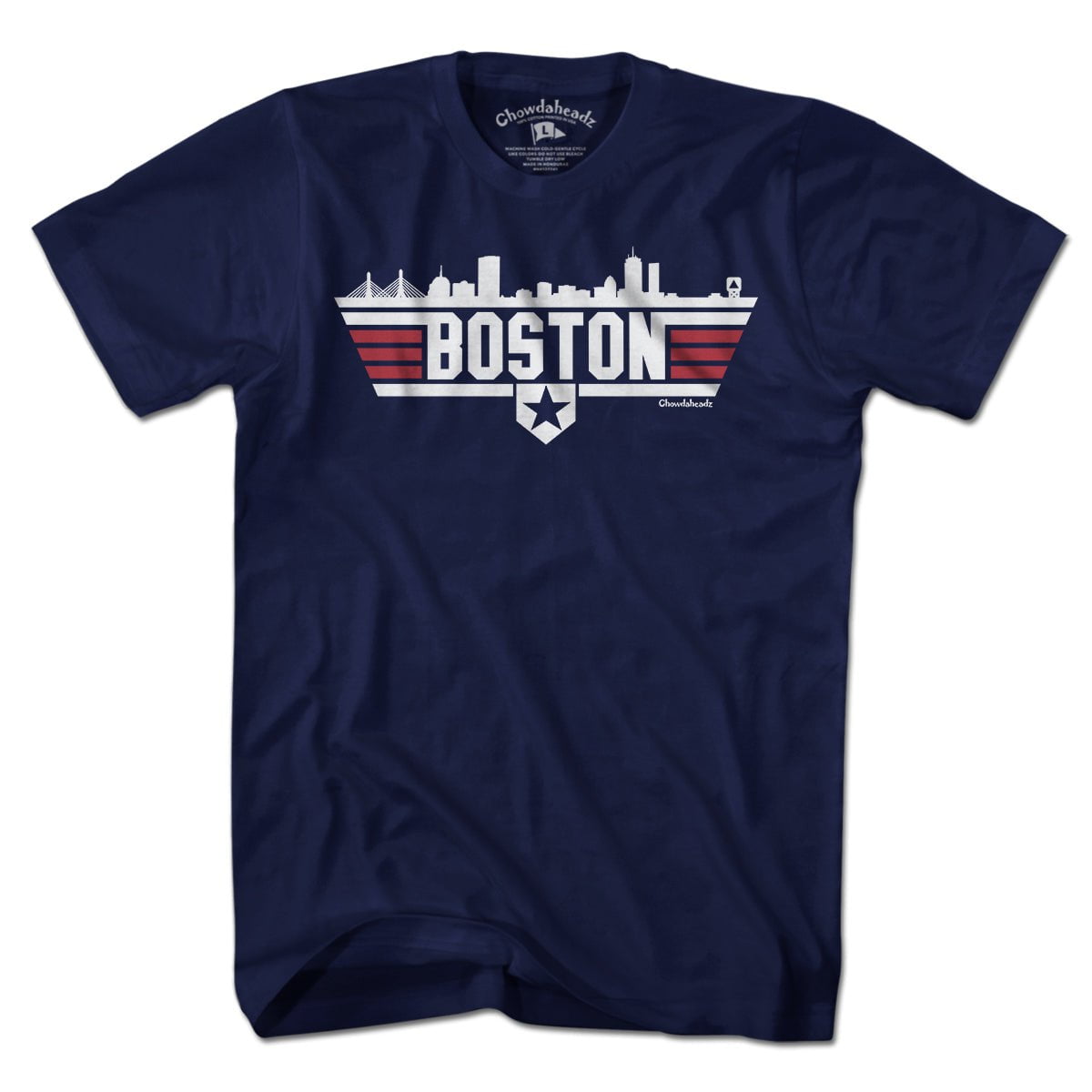 Boston Top Town Homeplate T-Shirt - Chowdaheadz