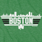 Boston Top Town Shamrock T-Shirt - Chowdaheadz