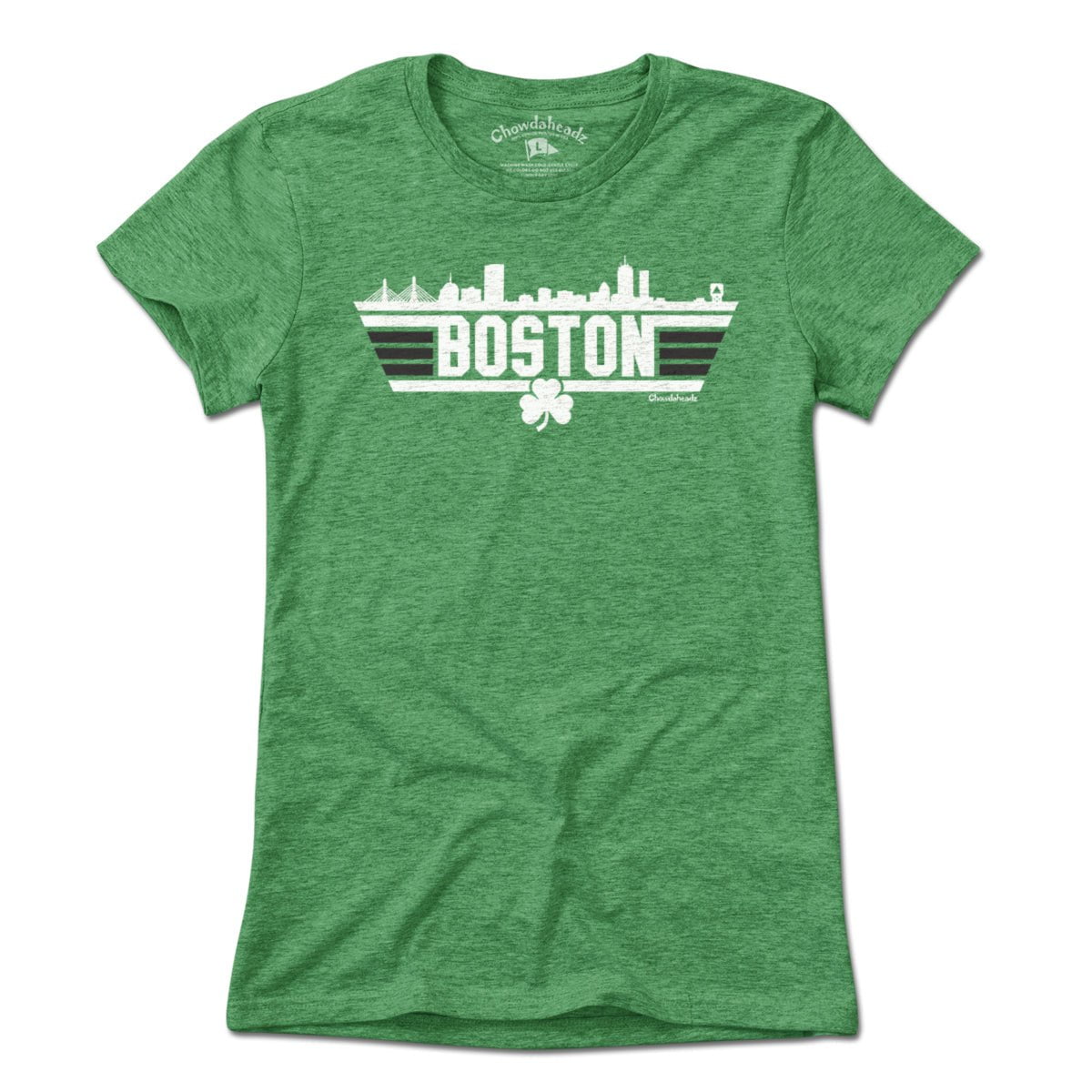 Boston Top Town Shamrock T-Shirt - Chowdaheadz