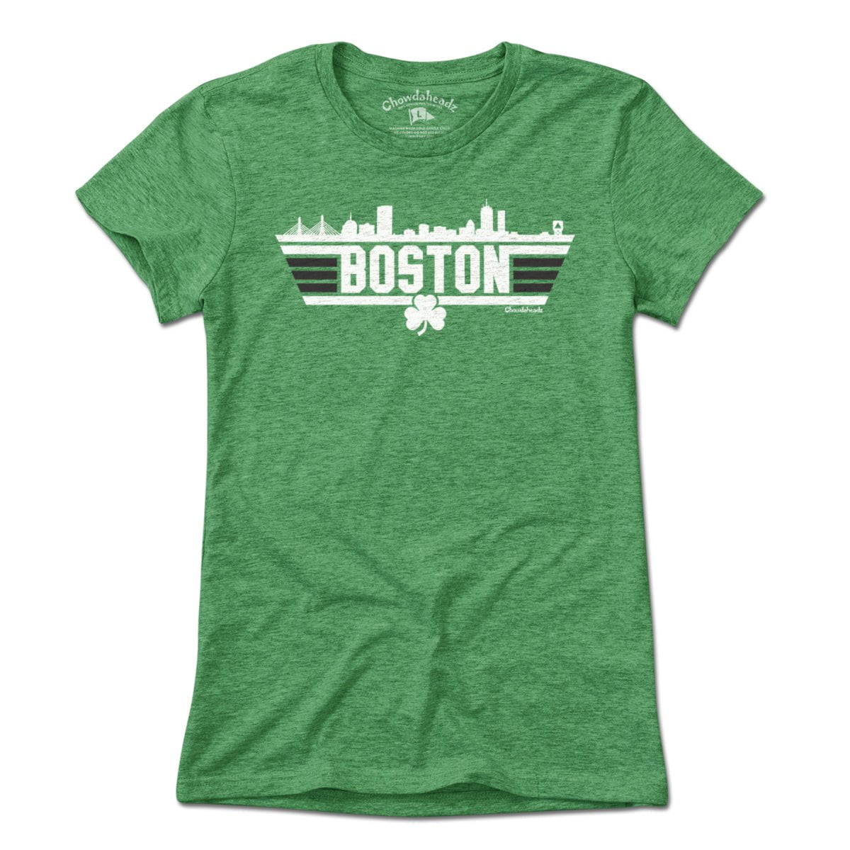 Boston Top Town Shamrock T-Shirt - Chowdaheadz