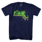 Massachusetts World T-shirt - Chowdaheadz