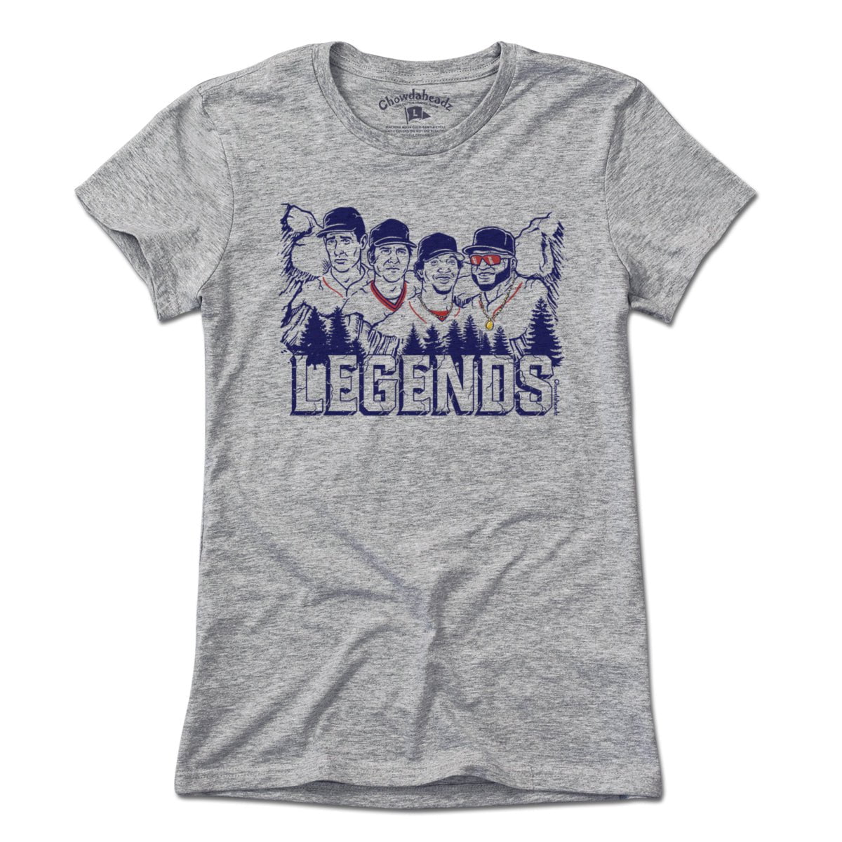 Boston Baseball Legends T-Shirt - Chowdaheadz
