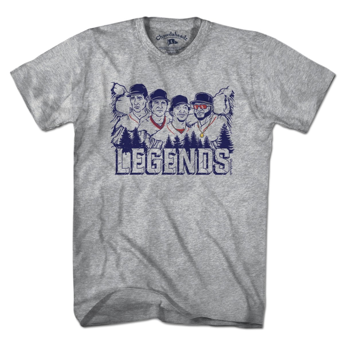 Boston Baseball Legends T-Shirt - Chowdaheadz