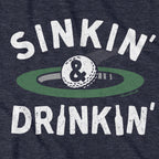 Sinkin' & Drinkin' Golf T-Shirt - Chowdaheadz