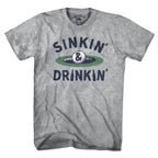 Sinkin' & Drinkin' Golf T-Shirt - Chowdaheadz