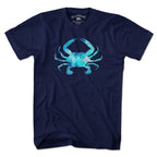 Blue Crab Watercolor T-Shirt - Chowdaheadz