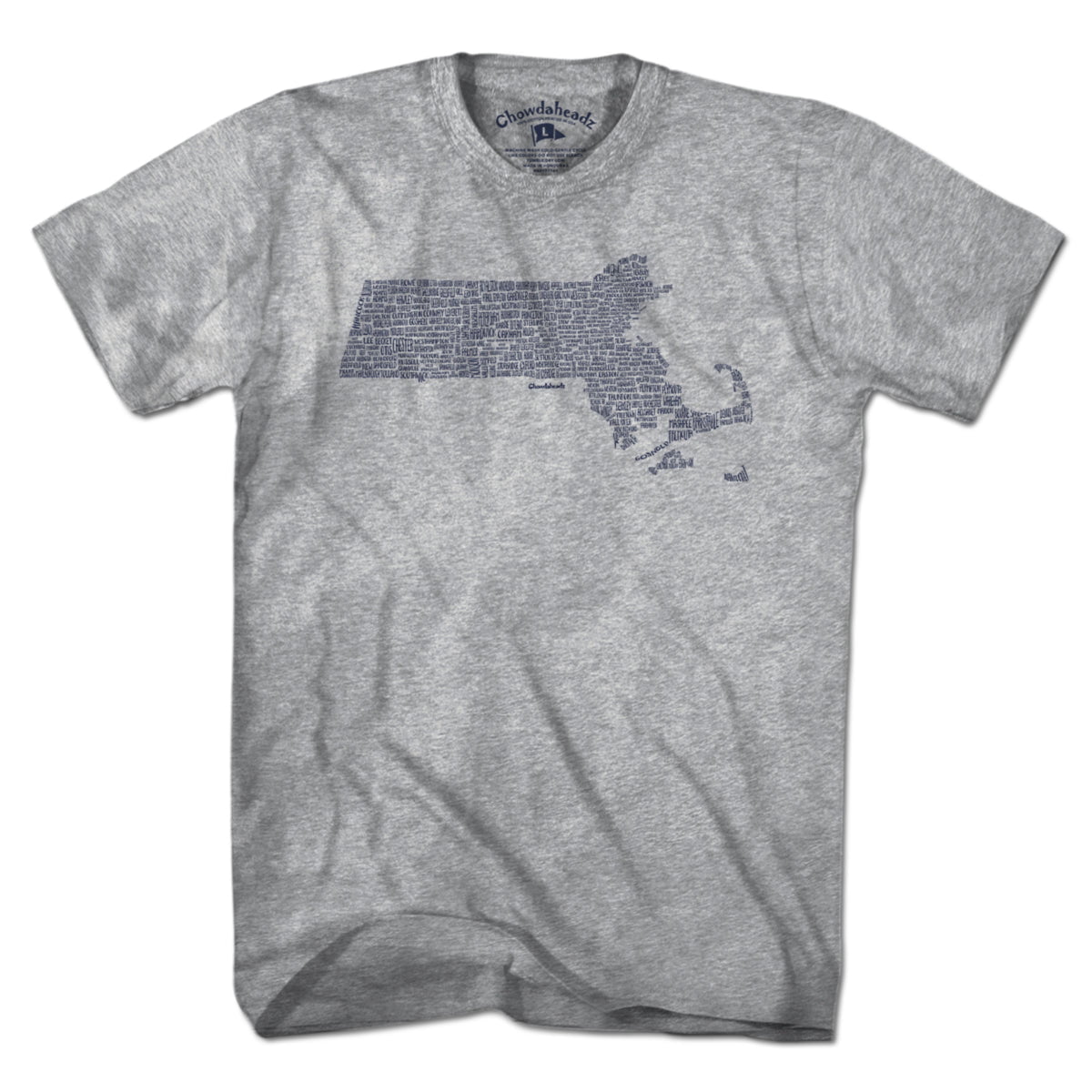 Massachusetts Cities & Towns T-Shirt - Chowdaheadz