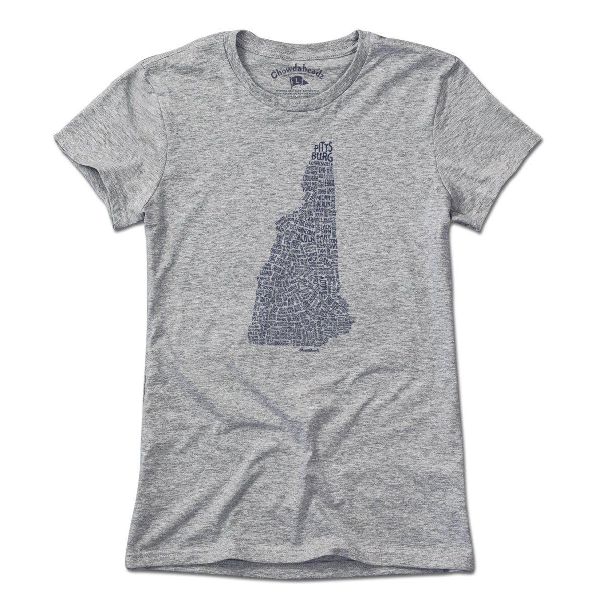 New Hampshire Cities & Towns T-Shirt - Chowdaheadz