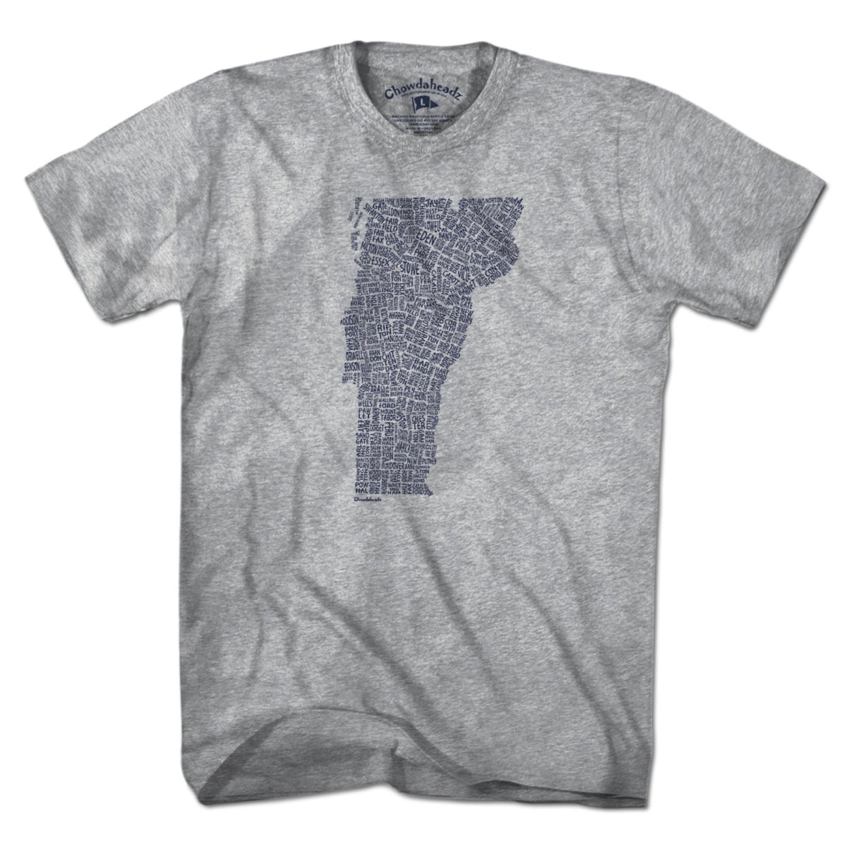 Vermont Cities & Towns T-Shirt - Chowdaheadz