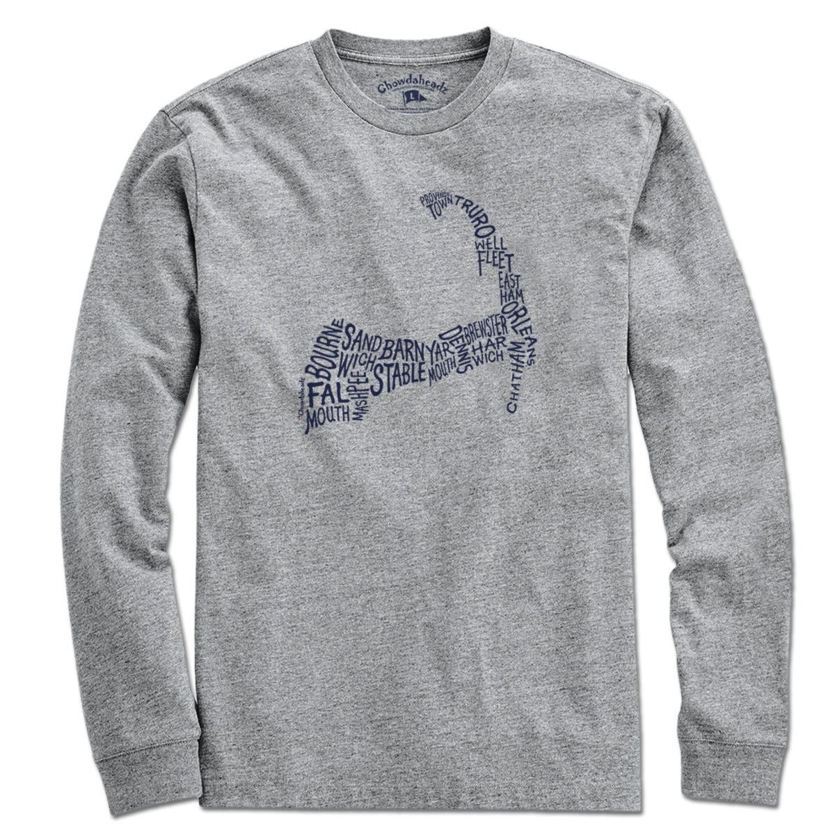 Cape Cod Cities & Towns T-Shirt - Chowdaheadz