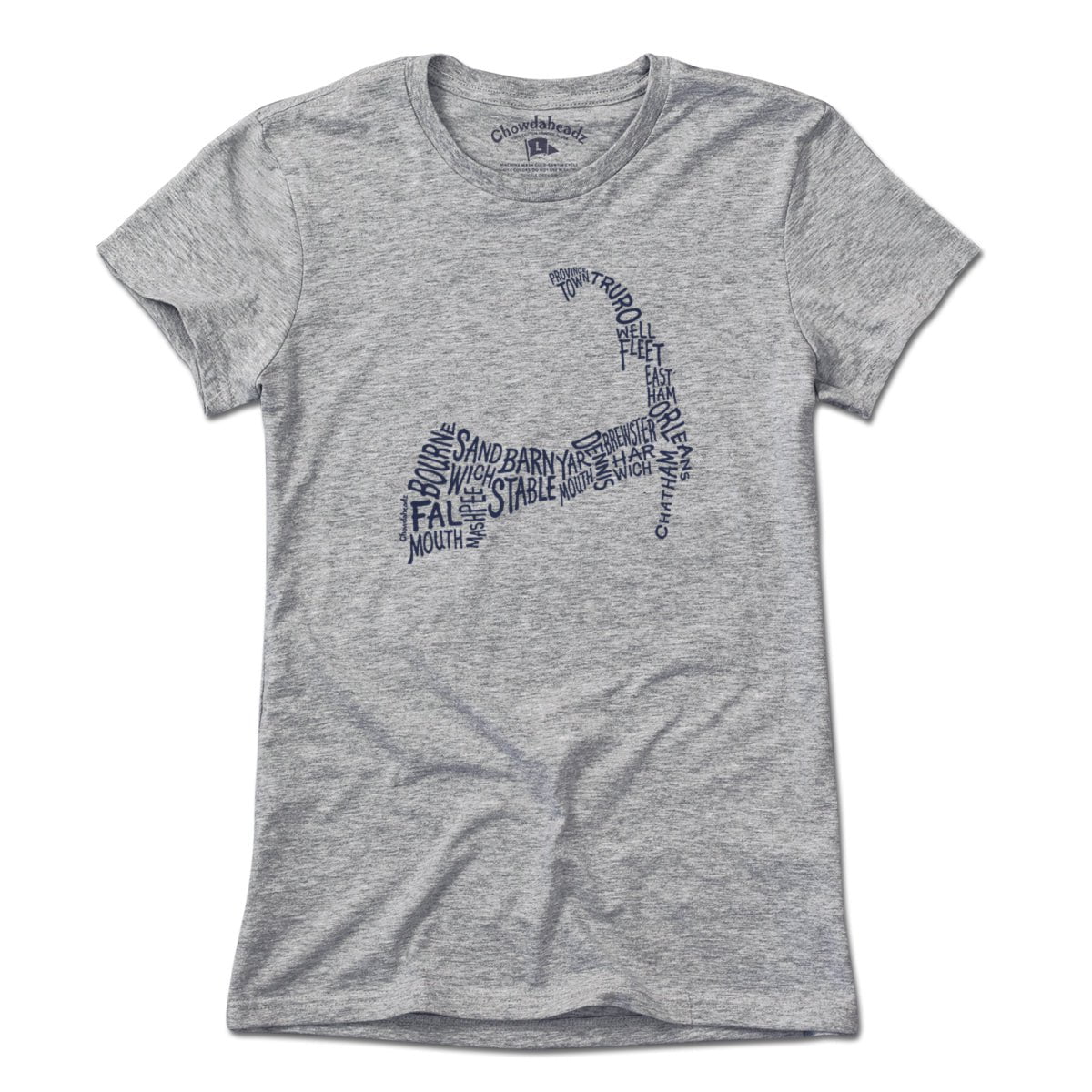 Cape Cod Cities & Towns T-Shirt - Chowdaheadz