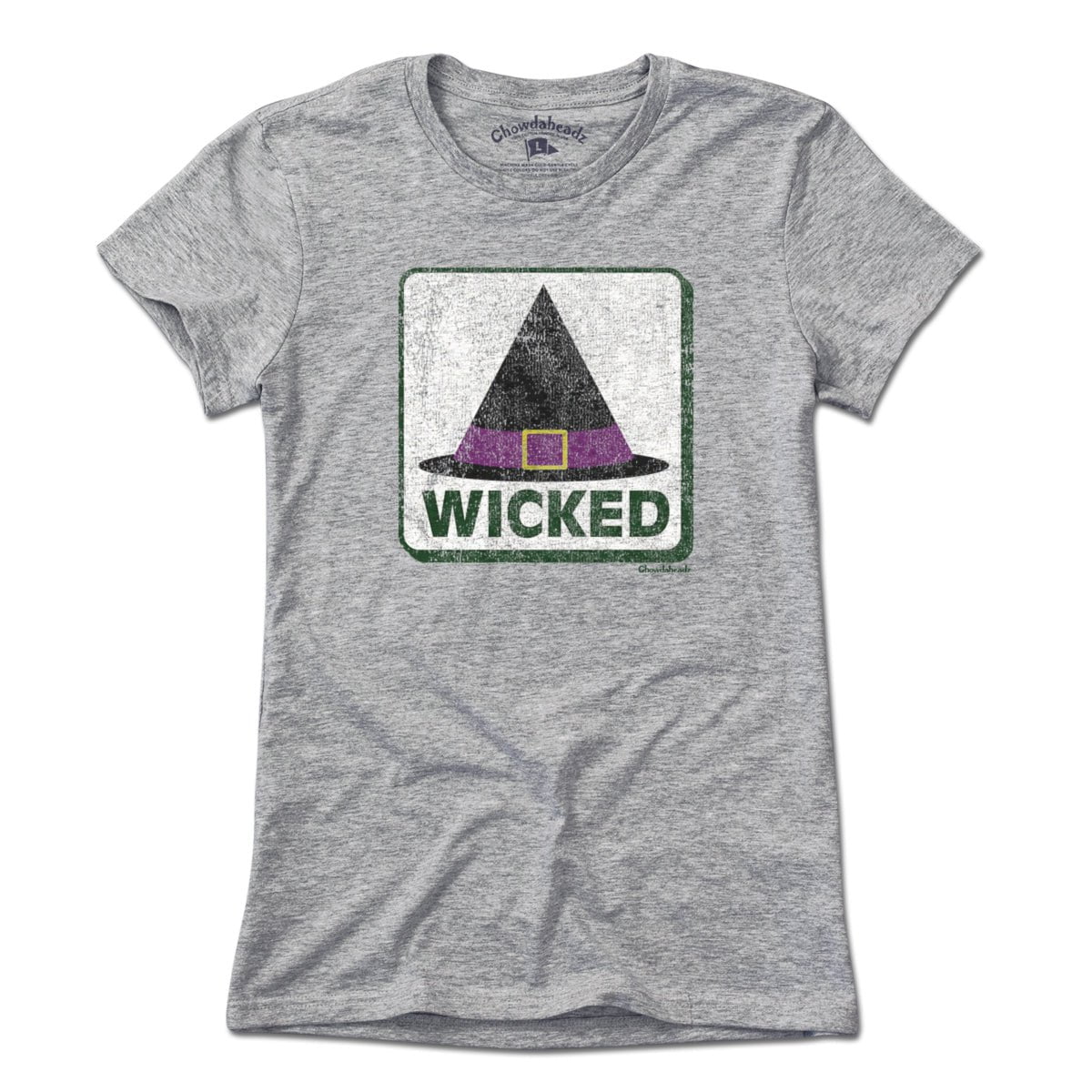 Wicked Witch Hat Sign T-Shirt - Chowdaheadz