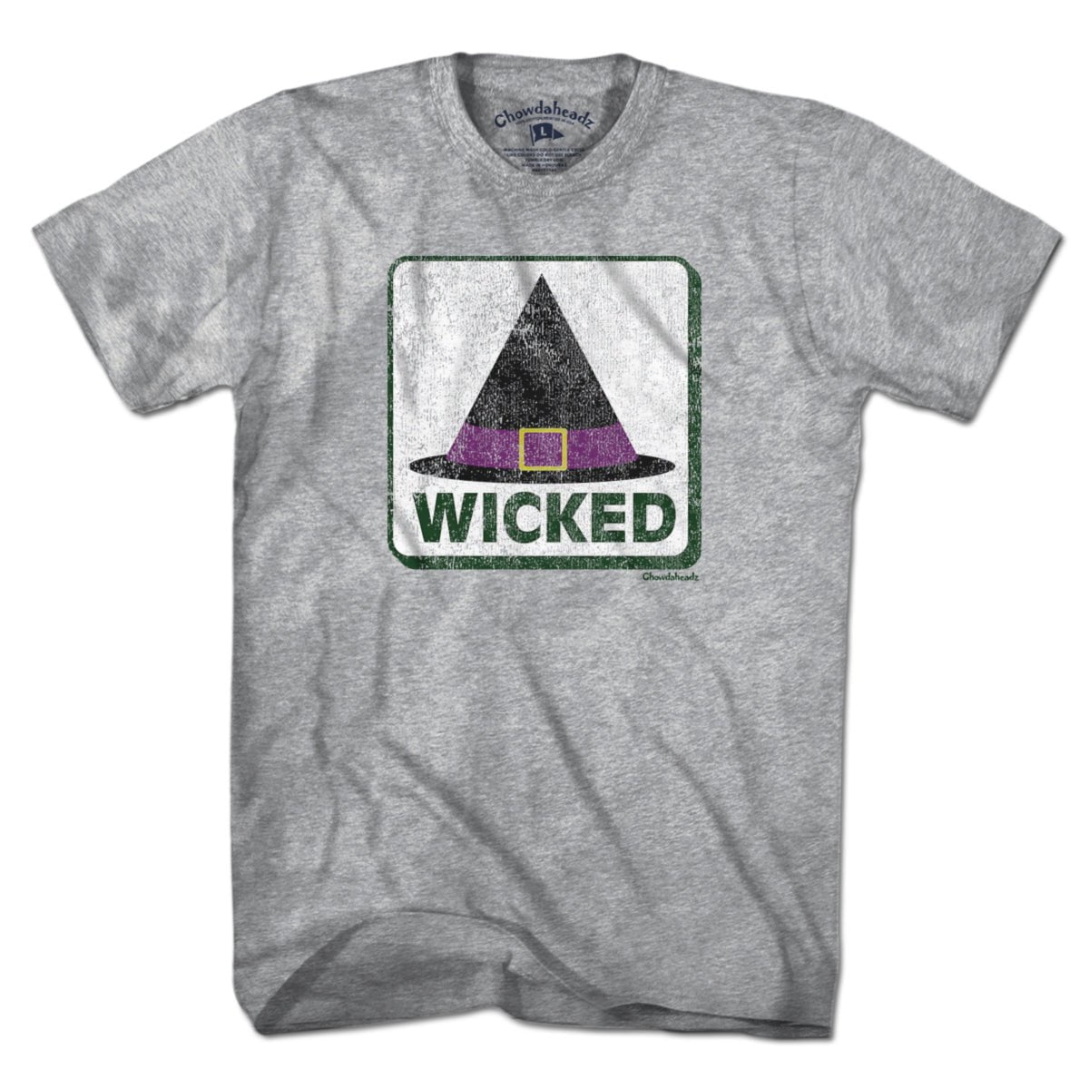Wicked Witch Hat Sign T-Shirt - Chowdaheadz