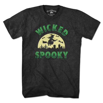 Wicked Spooky Witch Skyline T-Shirt - Chowdaheadz