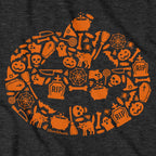 Halloween Icons Pumpkin T-Shirt - Chowdaheadz