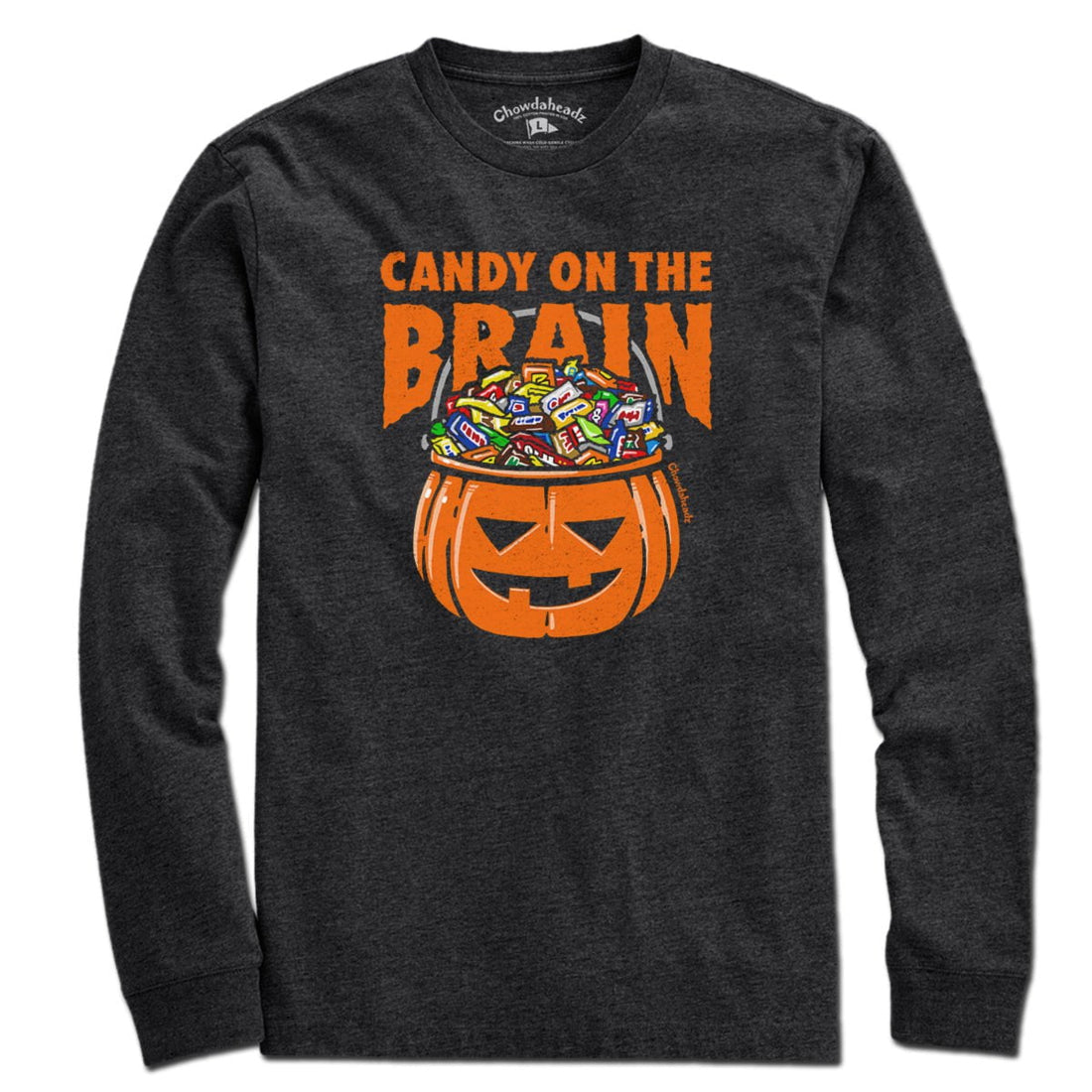 Candy On The Brain Halloween T-Shirt - Chowdaheadz