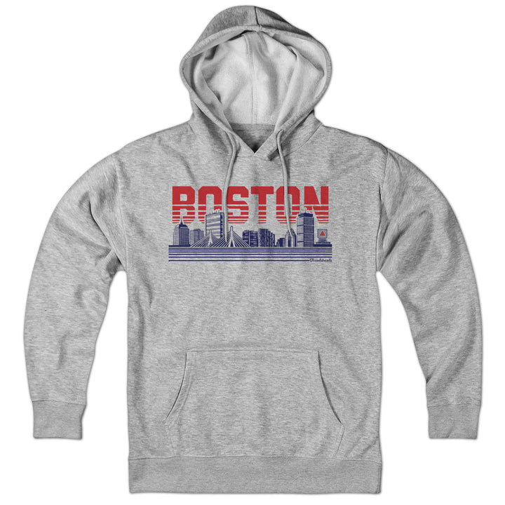 Boston Lined Cityscape Hoodie - Chowdaheadz