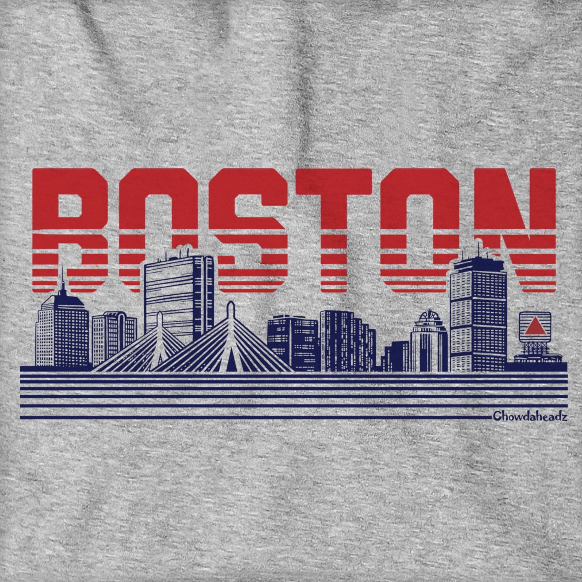 Boston Lined Cityscape Hoodie - Chowdaheadz