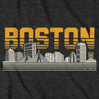 Boston Lined Cityscape T-Shirt - Chowdaheadz