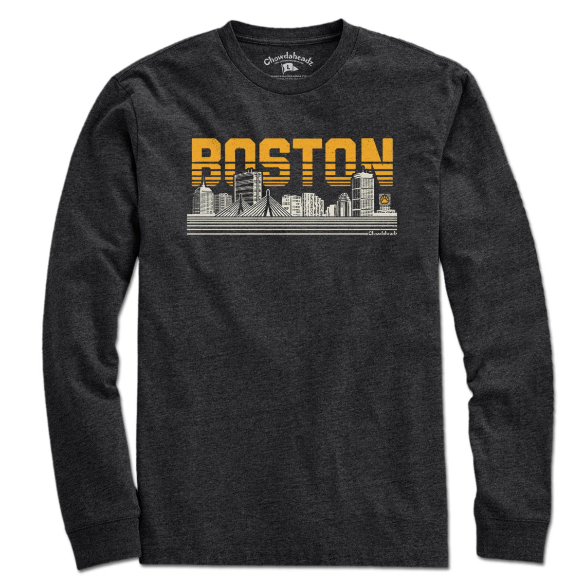 Boston Lined Cityscape T-Shirt - Chowdaheadz