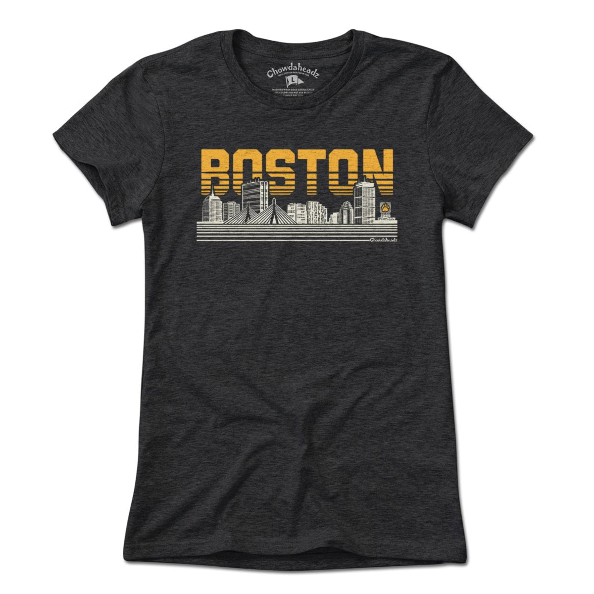 Boston Lined Cityscape T-Shirt - Chowdaheadz