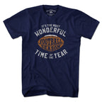 Most Wonderful Time Football Season T-Shirt - Chowdaheadz