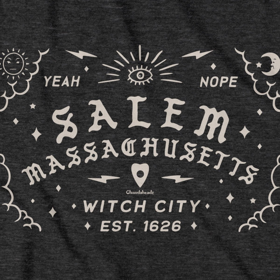 Salem Mass Spirit Board T-Shirt - Chowdaheadz