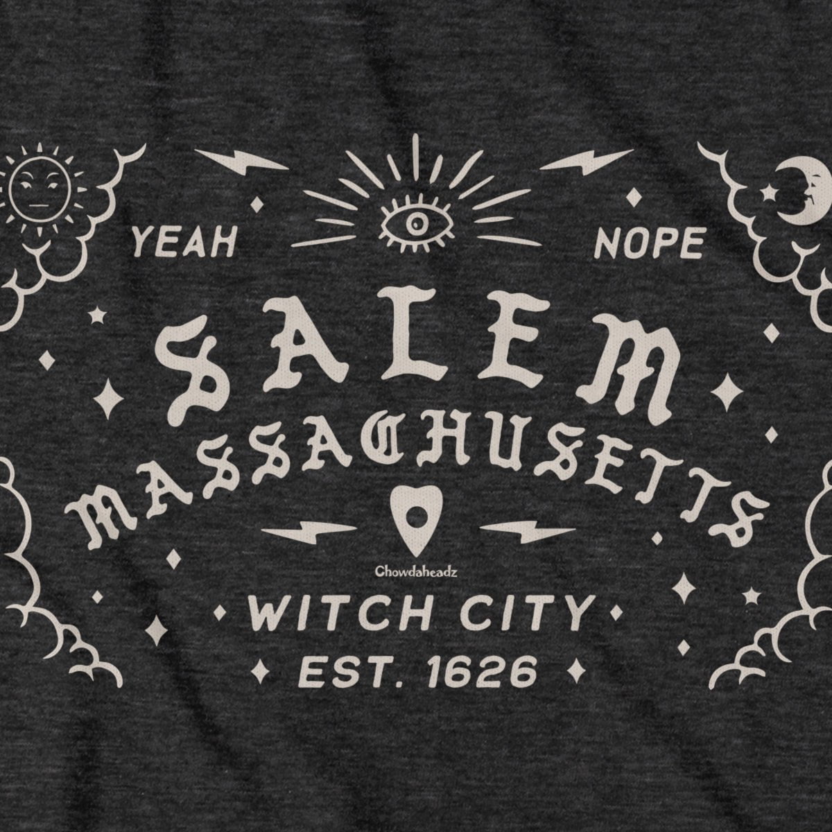 Salem Mass Spirit Board Hoodie - Chowdaheadz