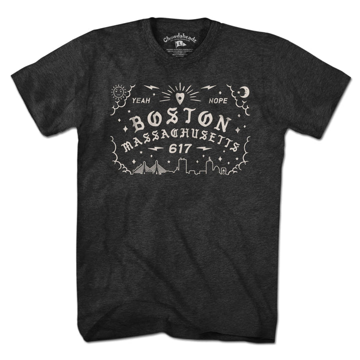 Boston Mass Spirit Board T-Shirt - Chowdaheadz