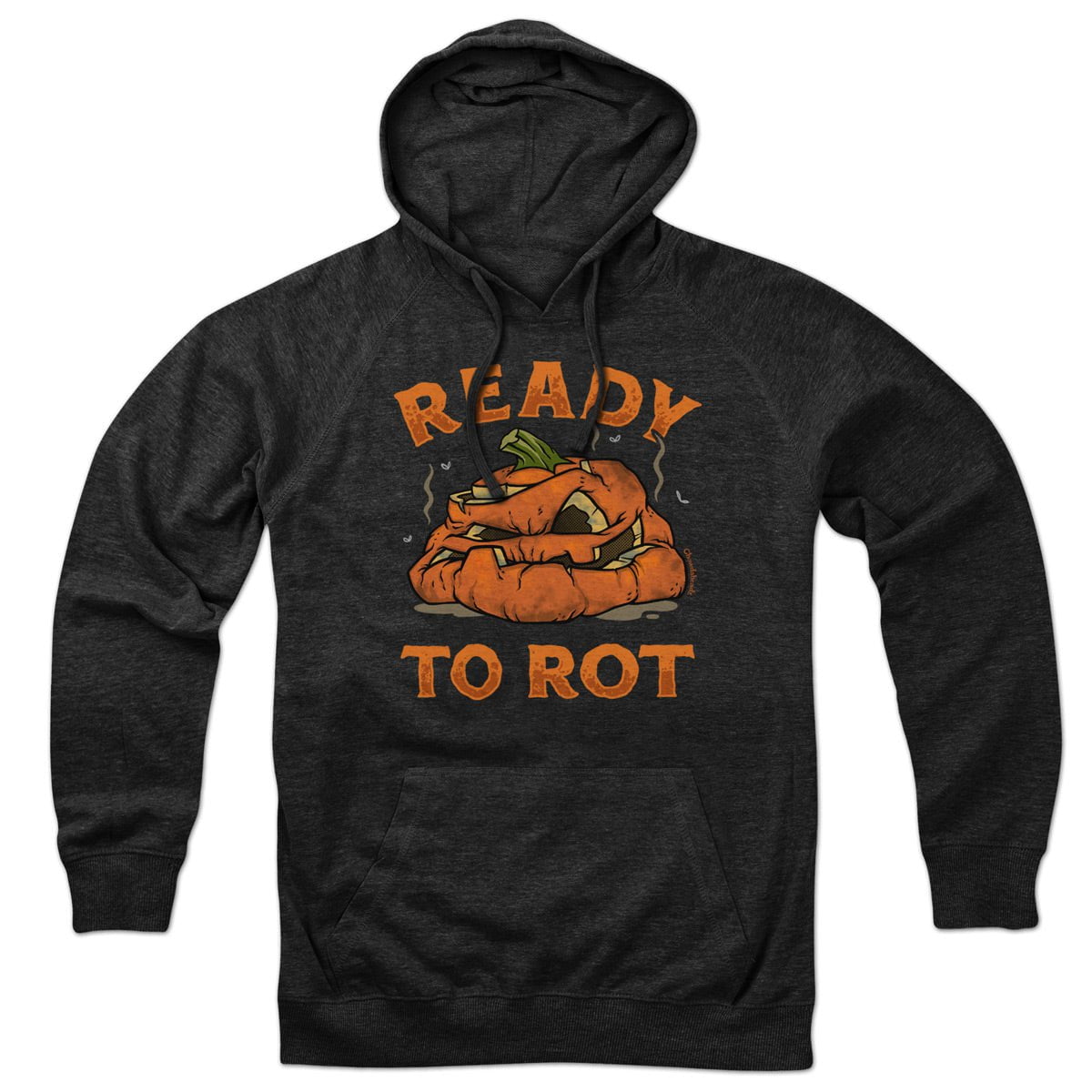 Ready To Rot Halloween Pumpkin Hoodie - Chowdaheadz